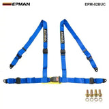 4 Point Nylon Safety E Marked Harness Racing Seat Belt JDM Performance