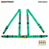 4 Point Nylon Safety E Marked Harness Racing Seat Belt JDM Performance