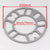 4pc Alloy Wheel Spacer Shims 4/5 Stud