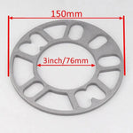4pc Alloy Wheel Spacer Shims 4/5 Stud