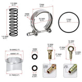 50mm V Band Blow Off Valve BOV Q Typer 35PSI
