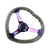 6-Hole 350MM Heart Black Deep Dish Vip Crystal Bubble Neo Spoke Steering Wheel JDM Performance