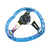 6-Hole 350MM Heart Blue Deep Dish Vip Crystal Bubble Neo Steering Wheel JDM Performance