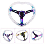 350MM Clear Deep Dish Vip Steering Wheel