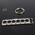 6 Pot Head Gasket Keychain
