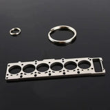 6 Pot Head Gasket Keychain