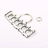 6 Pot Head Gasket Keychain