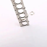 6 Pot Head Gasket Keychain