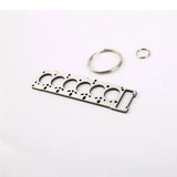 6 Pot Head Gasket Keychain