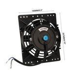 6" Slim Radiator Fans 12V 80W Direct Replacement