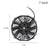 6" Slim Radiator Fans 12V 80W Direct Replacement