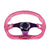 6-Hole 326mm Vip Pink Crystal Bubble Neo Spoke Steering Wheel JDM Performance