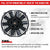 7" Universal 12V 80w Slim Reversible Electric Radiator Fans