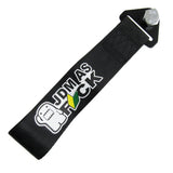 JDM AS FCK Black Racing Tow Strap