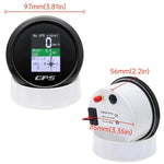 85mm Digital GPS Speedometer Odometer