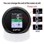 85mm Digital GPS Speedometer Odometer