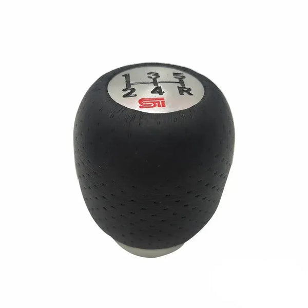 Perforated Leather Gear Shift Knob Impreza Wrx Sti