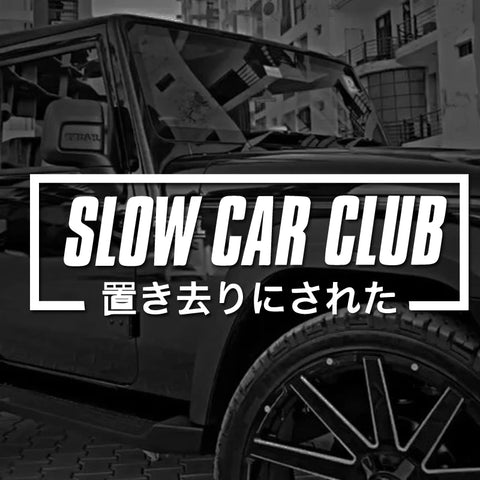 Slow Car Club Sticker Decals