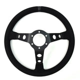 Aftermarket Black ED Steering Wheel Suede