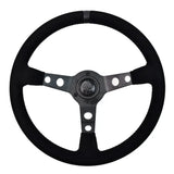 Aftermarket Black ED Steering Wheel Suede