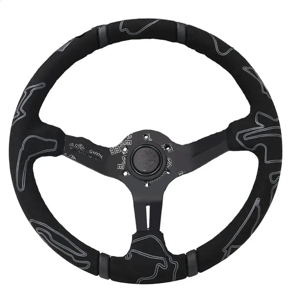 Aftermarket Elite Black Steering Wheel