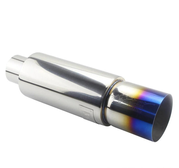 Aftermarket Racing Exhaust Muffler Straight Tip 90mm 3.5" JDM Performance