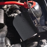 Air Intake Carbon Fiber Filter Heat Shield 2.5" - 3.5"