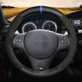 Alcantara Steering Wheel Cover For Bmw E90 E91 E92 E93 E87 E81 E82 E83 JDM Performance