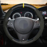 Alcantara Steering Wheel Cover For E90 E91 E92 E93 E87 E81 E82 E83