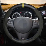 Alcantara Steering Wheel Cover For E90 E91 E92 E93 E87 E81 E82 E83