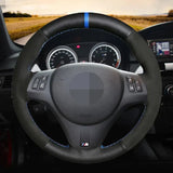 Alcantara Steering Wheel Cover For E90 E91 E92 E93 E87 E81 E82 E83