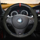 Alcantara Steering Wheel Cover For E90 E91 E92 E93 E87 E81 E82 E83