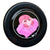 Anime Eyes Pink Girl Horn Button