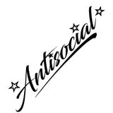 Antisocial Car Stickers Windshield Banner