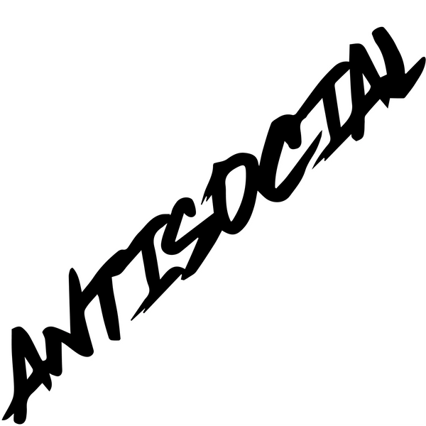 Antisocial Sticker Decal