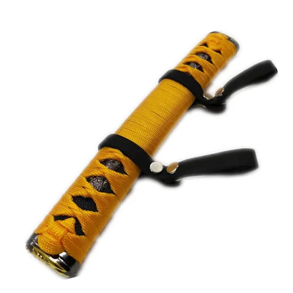 JDM Samurai Roof Tsurikawa Handle Orange & Black