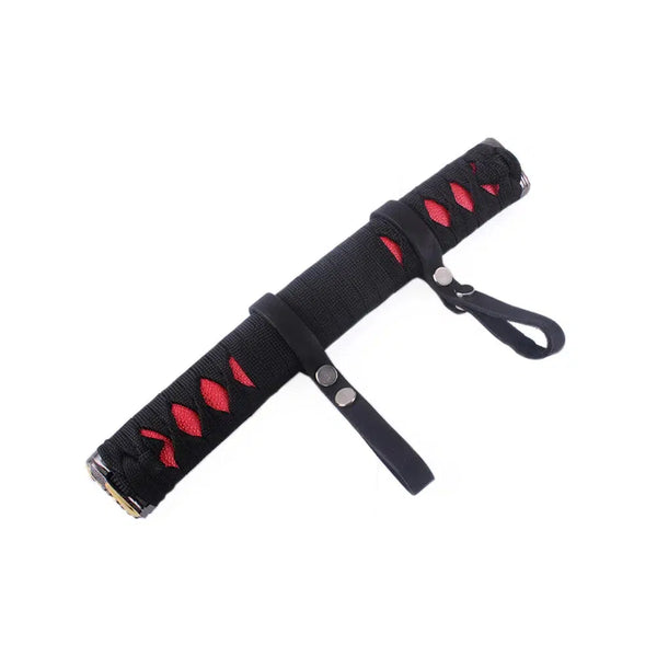 JDM Samurai Roof Tsurikawa Handle Black & Red