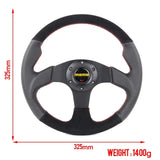BRIDE Steering Wheel 13inch/325mm JDM Universal Flat Dish Racing Sports Steering Car Accessories