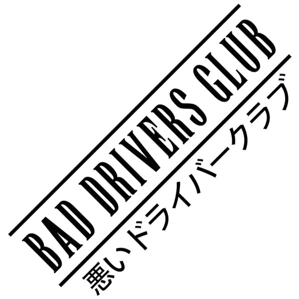 Bad Drivers Club Car Sticker Windshield Decal