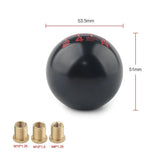 Black 6 Speed Gear Shift Knob