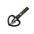 Black Broken Heart Tsurikawa Japanese Cloud Strap JDM Performance