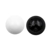 Black White Round Ball Shift Knob for Toyota Subaru M12X1.25&MT