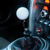 Black White Round Ball Shift Knob for Toyota Subaru M12X1.25&MT