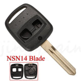 Blank Key Case For Subaru Forester Legacy Impreza Outback 00-03