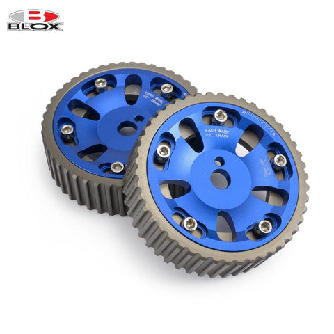 Blox 2Pcs Adjustable Cam Gears Timing Gear Pulley Kit For Mitsubishi Mirage 1993-2001 JDM Performance