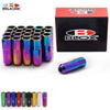 Blox Forged 7075 Aluminium Wheel Lug Nuts P 1.5 / P 1.25, L: 60mm 20Pc JDM Performance