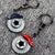 Brake Disc Alloy Car Part Keyring