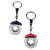 Brake Disc Alloy Car Part Keyring