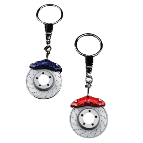 Brake Disc Alloy Car Part Keyring
