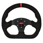 Bribe D Steering Wheel Suede Leather